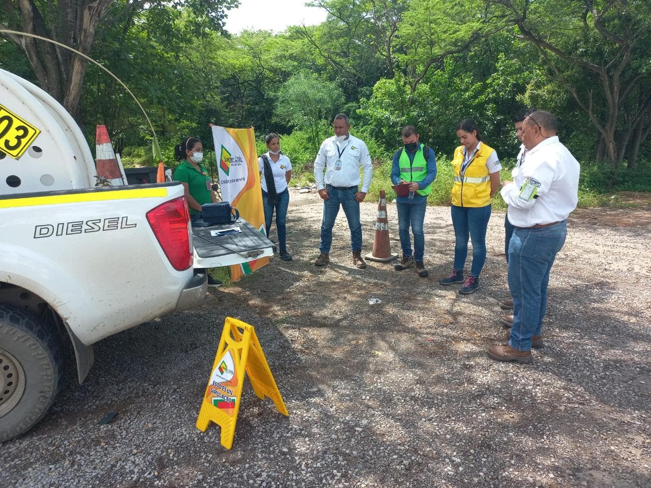 Capacitación y simulacro de SOINTER en campo