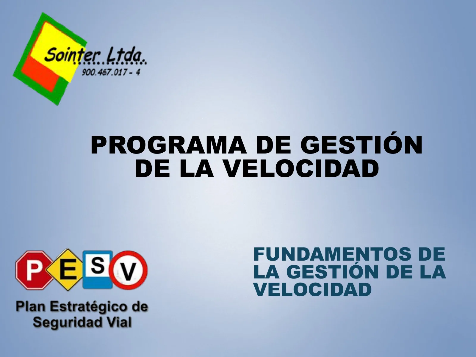Portada de la capacitación Fundamentos de la gestión de la velocidad
