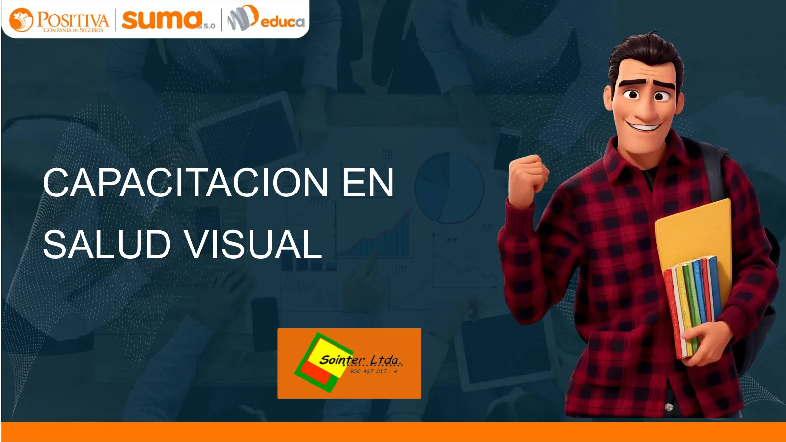 Portada de la capacitación Salud visual