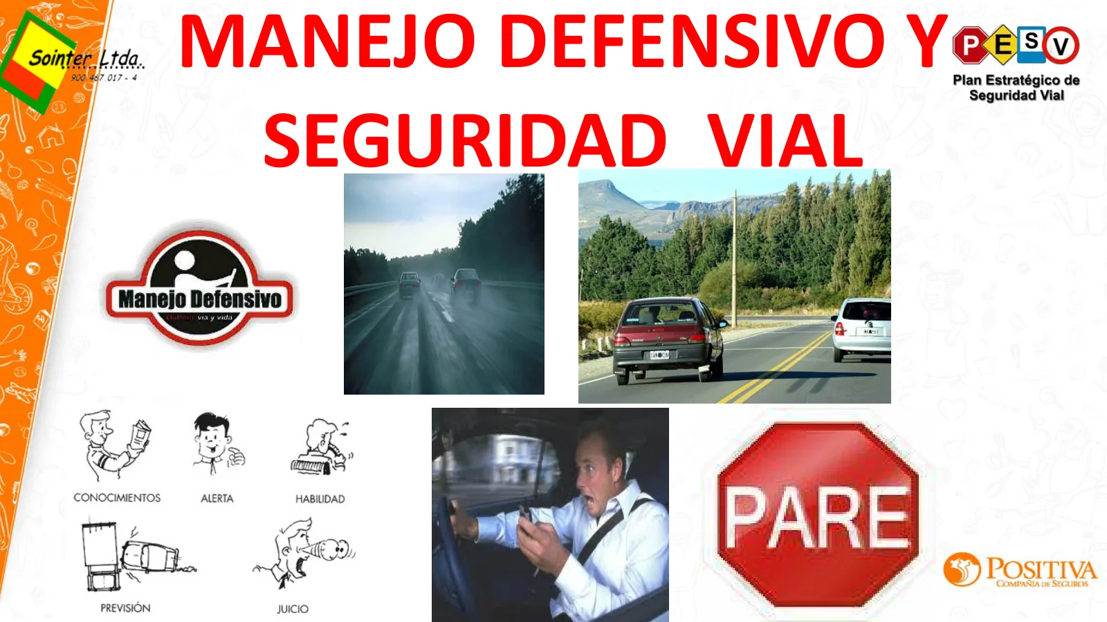 Portada de la capacitación Manejo defensivo y seguridad vial